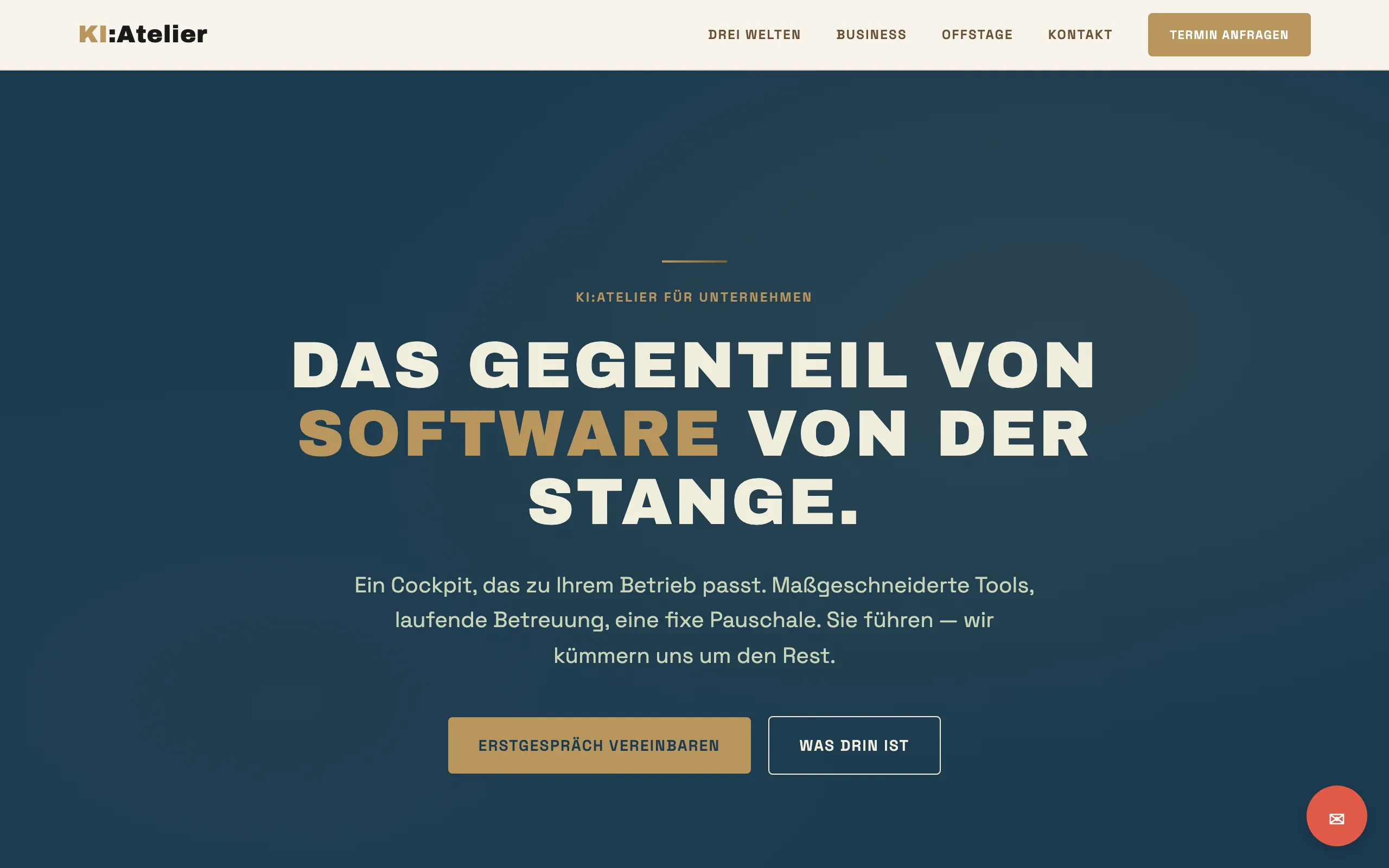KI:Atelier Business — Steuerzentrale für Betriebe